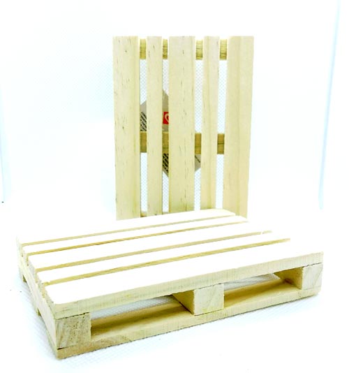 Base Decorativa · Palé Madera